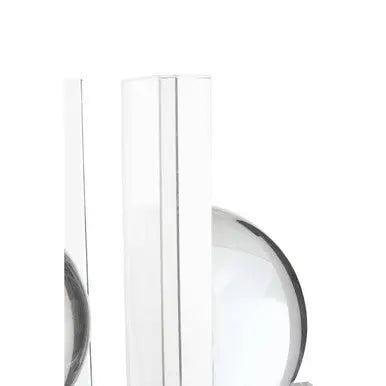 Set of 2 Crystal Bubble Bookends | Carrie