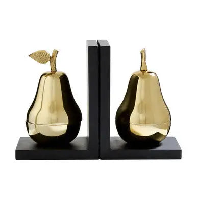 Set of 2 Pear Bookends | Kinsley