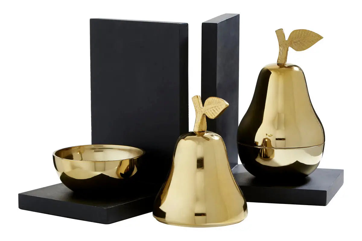 Set of 2 Pear Bookends | Kinsley
