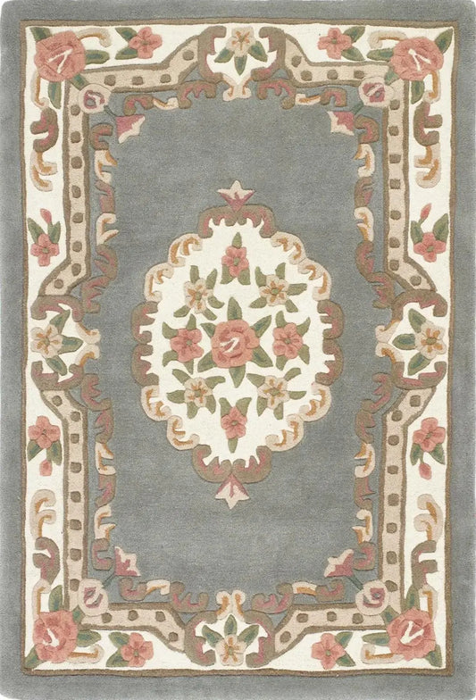 Shensi Grey Medallion Rug
