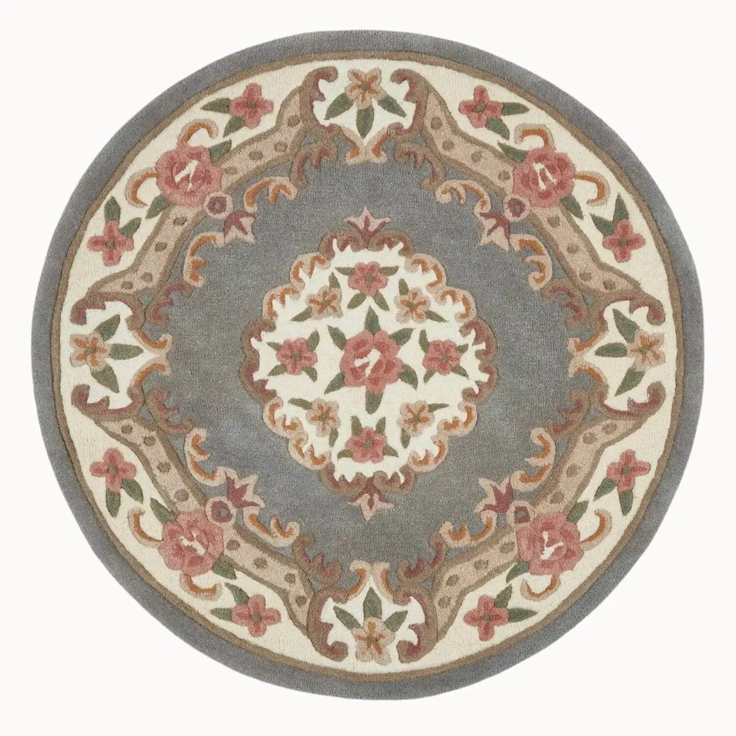 Shensi Grey Medallion Rug