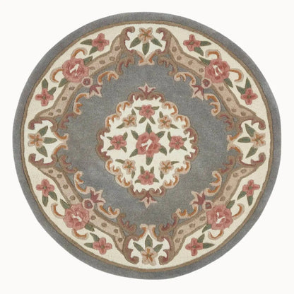Shensi Grey Medallion Rug