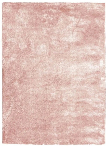 Shimmer Pink Supersoft Shaggy Rug | ODS33
