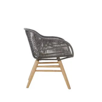 Sisal Grey Rope Armchair