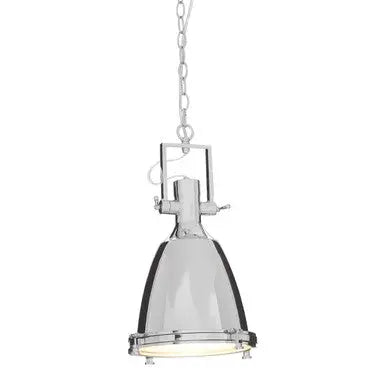 Small Chrome Plain Pendant Light | Lexington