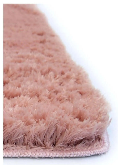 Soft Washable Pink Shaggy Rug | SA-07