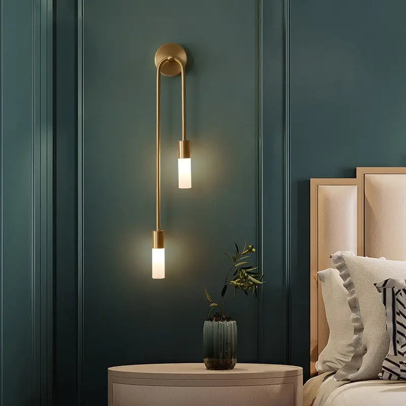 Spire Sleek LED Wall Light 12W Warm White Modern Metal G9 Bulb