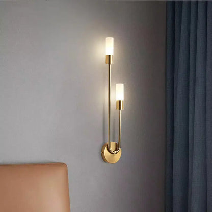 Spire Sleek LED Wall Light 12W Warm White Modern Metal G9 Bulb