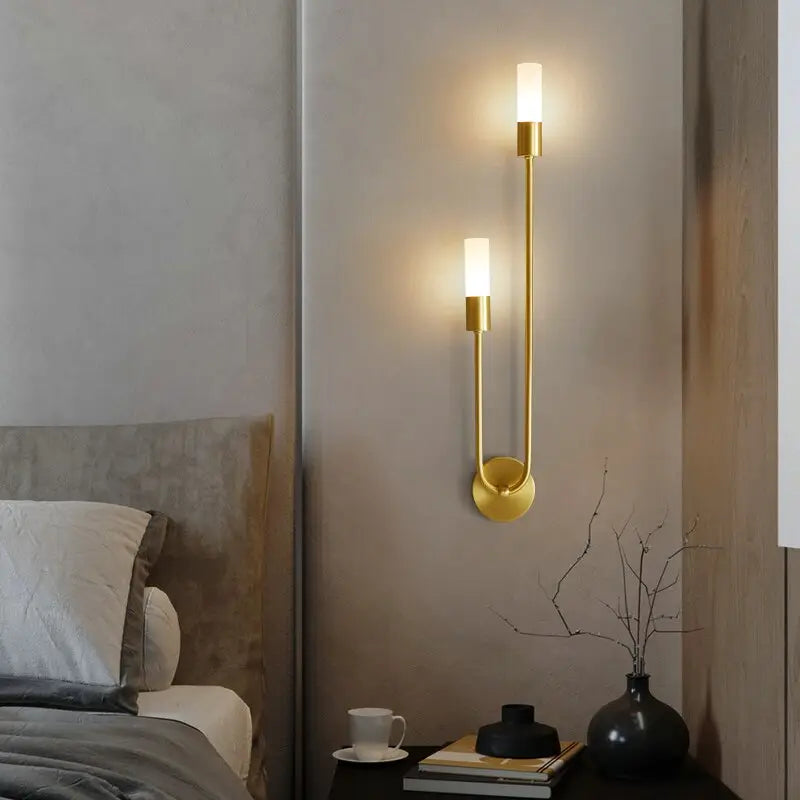 Spire Sleek LED Wall Light 12W Warm White Modern Metal G9 Bulb