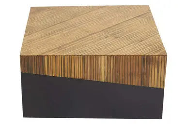 Square Coffee Table with Black Finish, Gabor