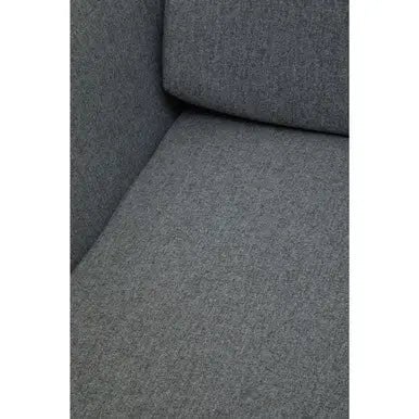 Stockholm Grey Fabric High Back Armchair