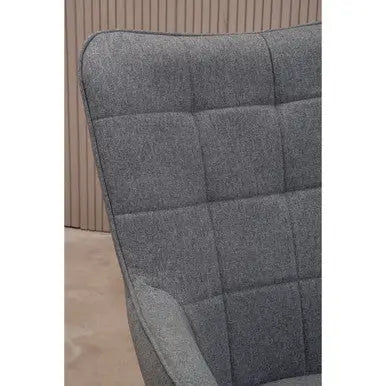 Stockholm Grey Fabric Tufted Chair