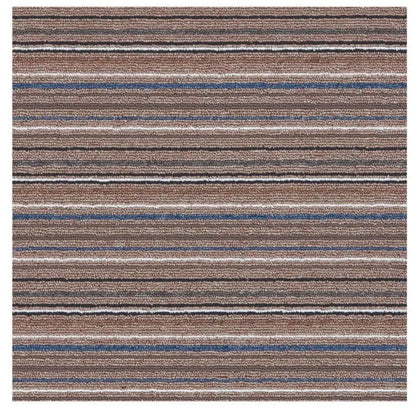 Stockholm Mocha/Blue Washable Mat