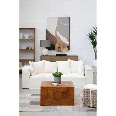 Surak Teak Wood Square Coffee Table