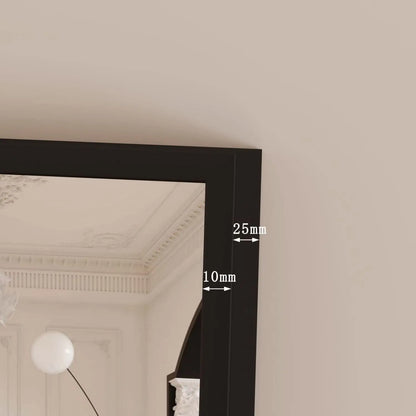 Takara - Full Length Black Metal Rectangle Mirror - 180cm x 90cm