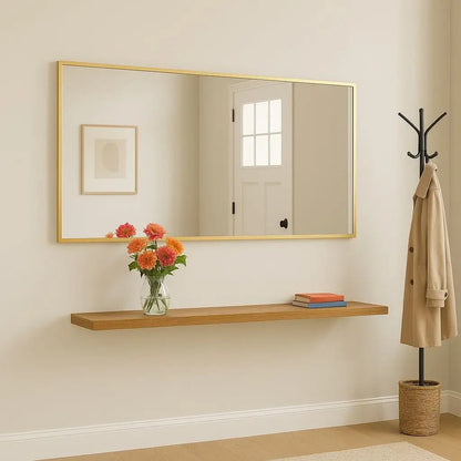 Takara - Full Length Gold Metal Rectangle Mirror - 180cm x 90cm