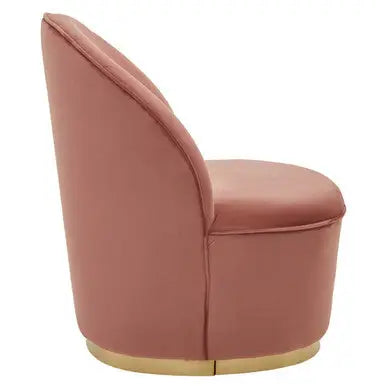 Tamra Dusty Pink Velvet Kids Tub Chair