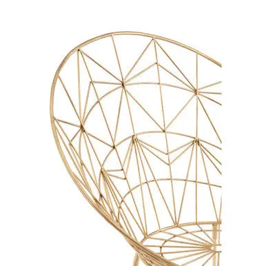 Templar Gold Frame Occasional Chair