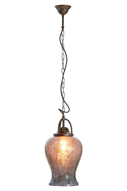 Terina Antique Silver Finish Pendant Light.