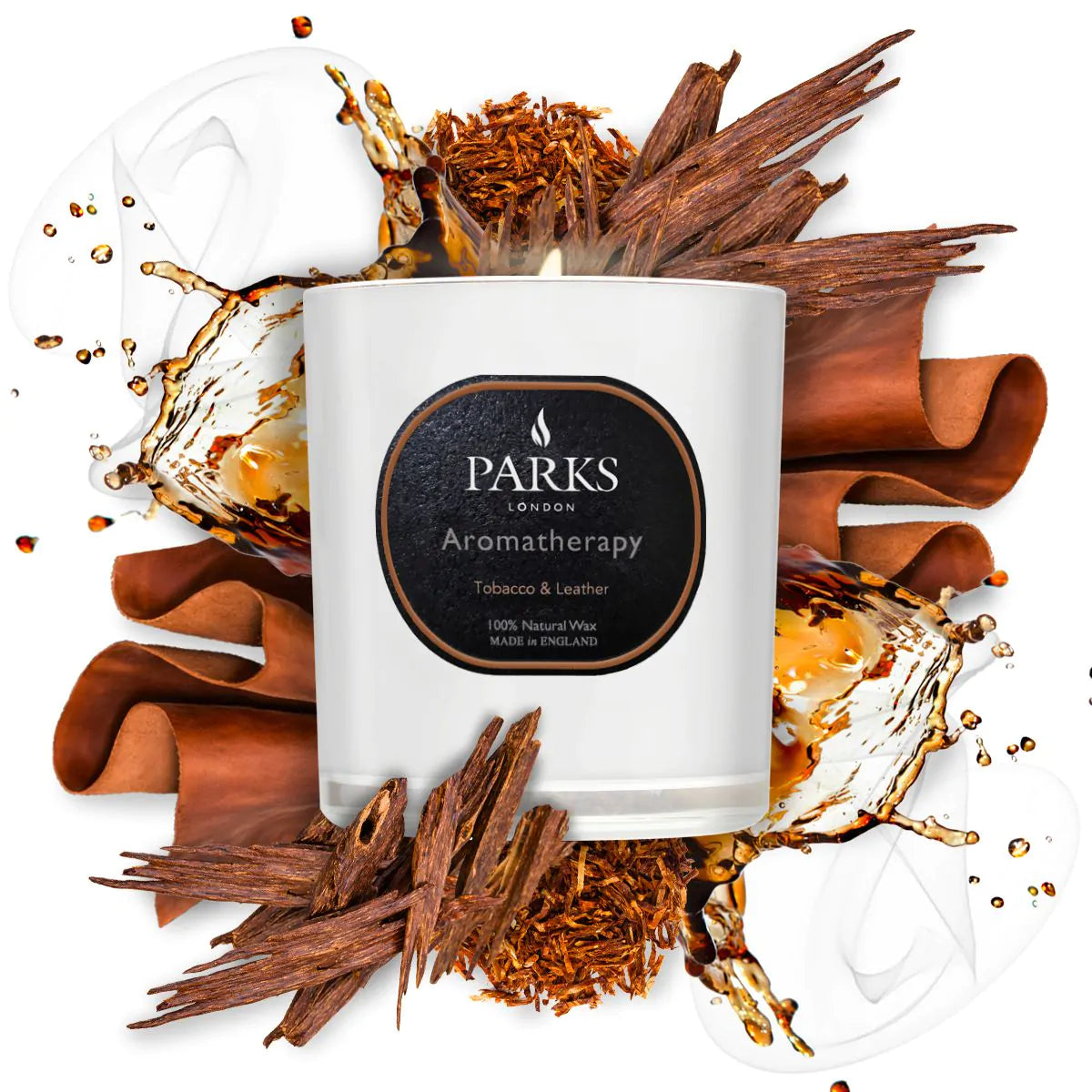 TOBACCO & LEATHER CANDLE 220G - Candles