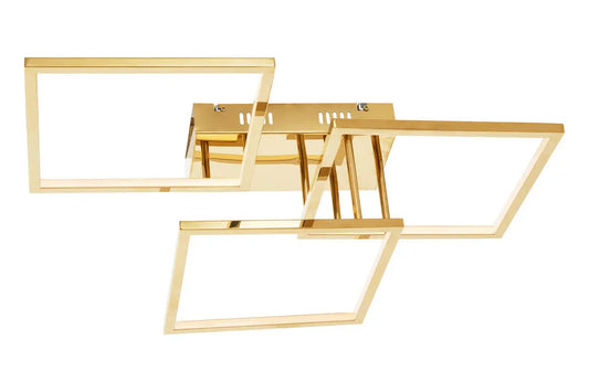 Trieste Three Square Ceiling Light