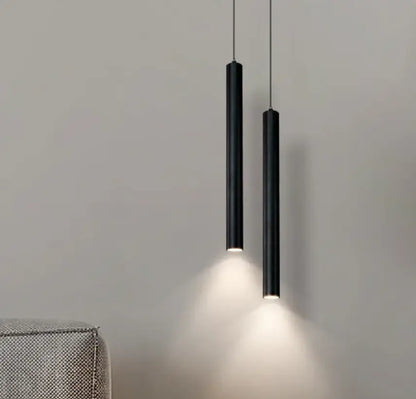 Trip Black Pendant Light - Adjustable Minimal Bedroom Lighting