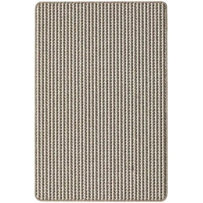 Twist Stripe Washable Mat and Runner Beige