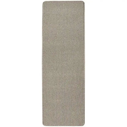 Twist Stripe Washable Mat and Runner Beige