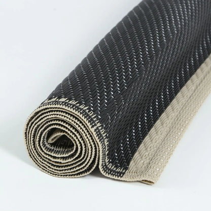 Urban Outdoor Rug Black & Beige | 1010