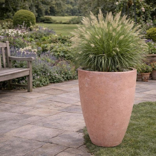 Vessara | Blushstone – 100cm XXL Concrete Vase Planter – 172L Tall Plant Pot - Pots & Plants