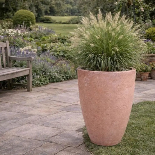 Vessara | Blushstone – 100cm XXL Concrete Vase Planter – 172L Tall Plant Pot