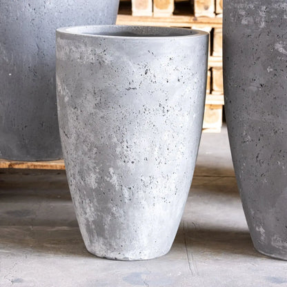 Vessara | Onyx Dusk – 62cm Extra Large Concrete Vase Planter – 31L Tall Plant Pot