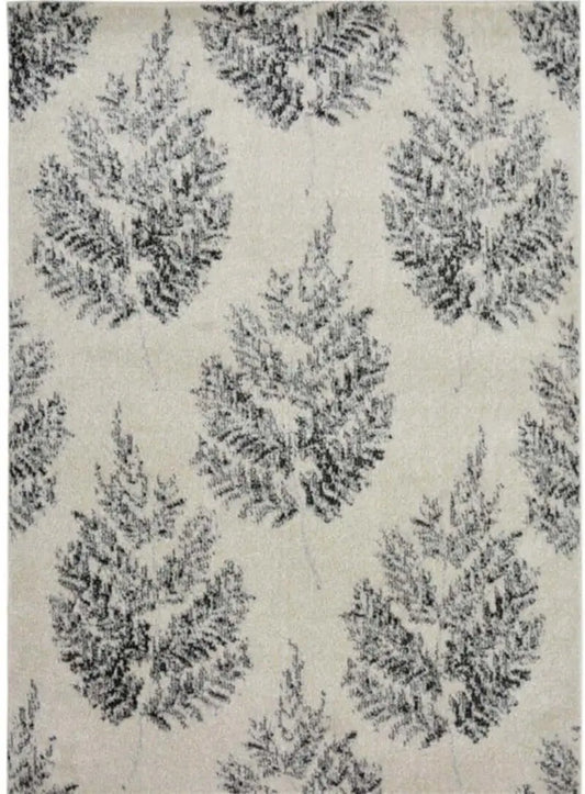 Villa Grey Floral Rug