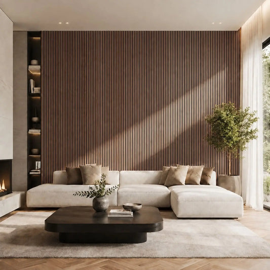 Walnut Acoustic Wall Panels