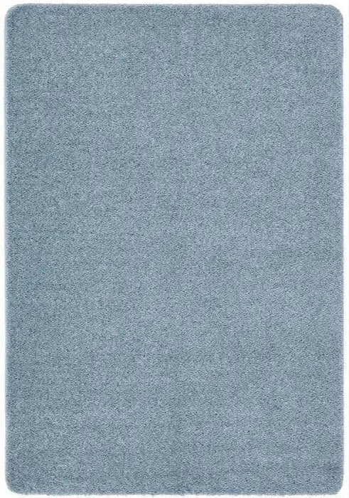 Washable Blue Shaggy Rug
