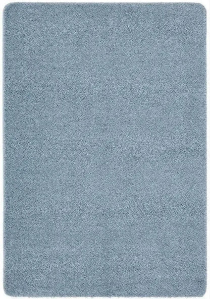 Washable Blue Shaggy Rug