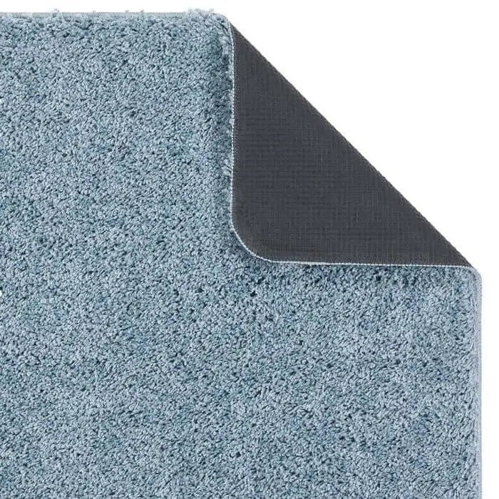 Washable Blue Shaggy Rug