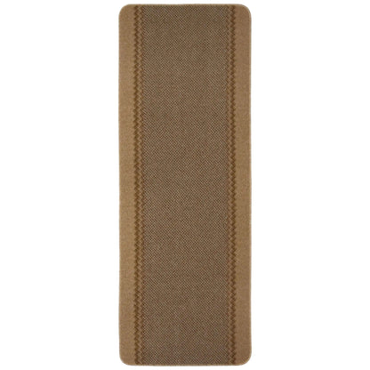 Washable Bordered Beige Rug  | 116B