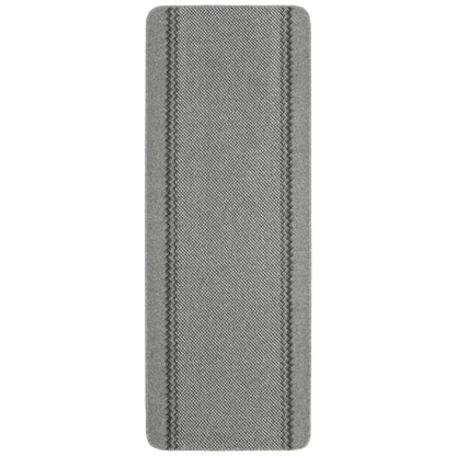 Washable Designer Bordered Grey Rug | 116G
