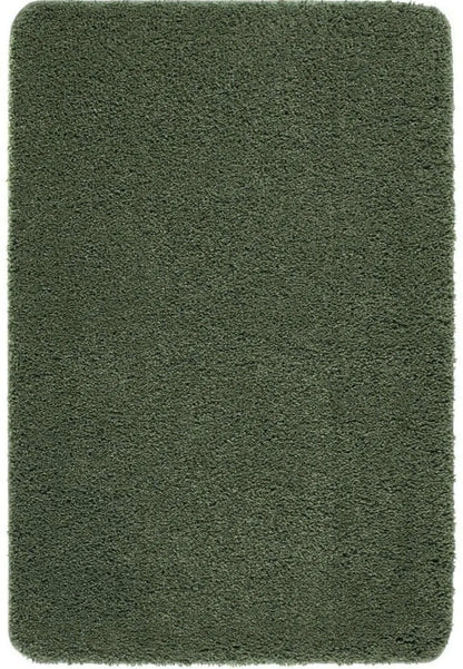 Washable Forest Green Shaggy Rug