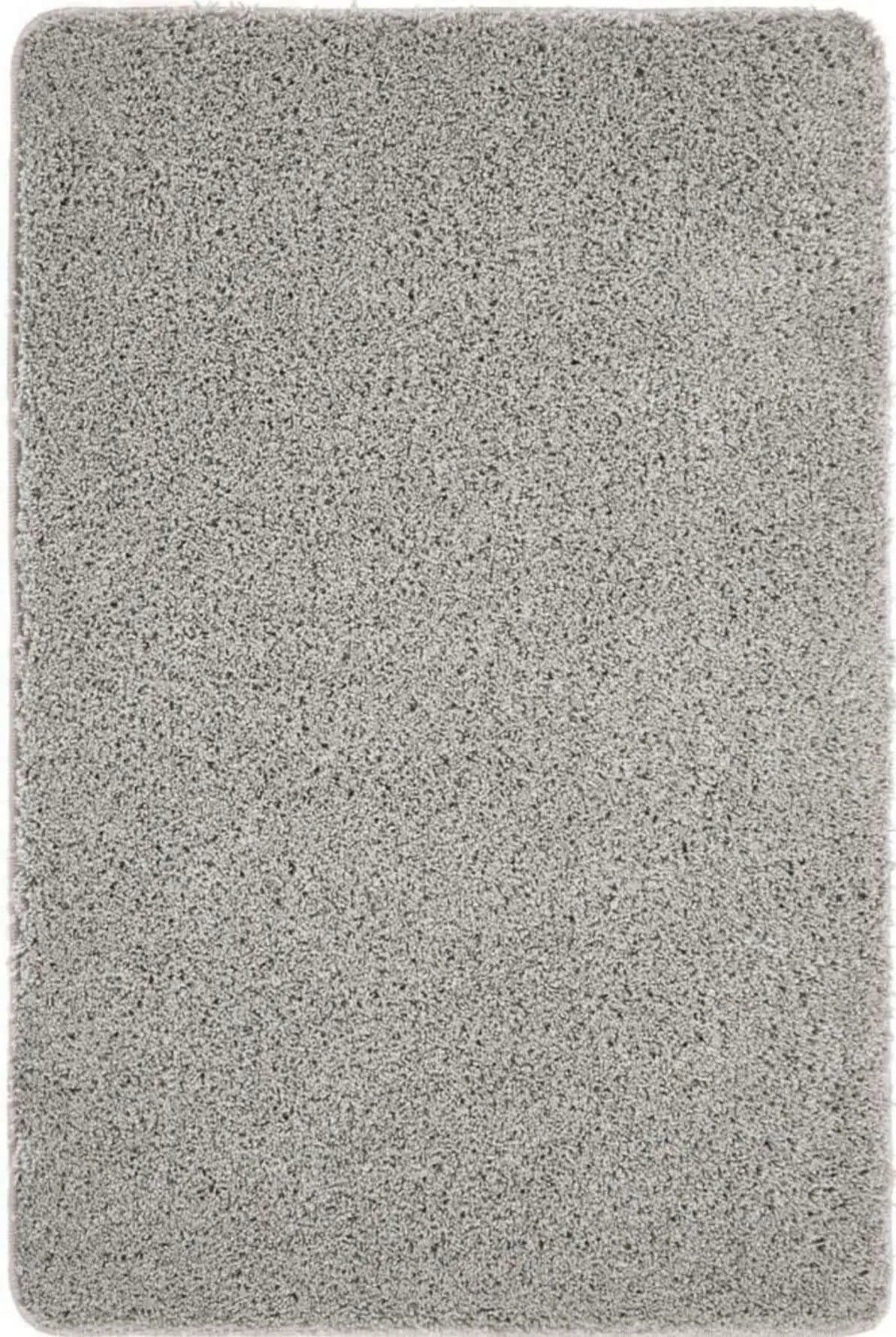 Washable Ghost Grey Shaggy Rug