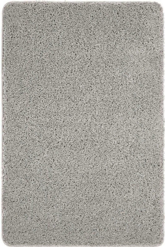 Washable Ghost Grey Shaggy Rug