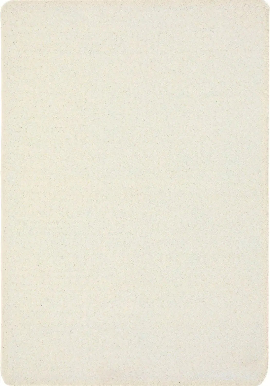 Washable Ghost Ivory Shaggy Rug