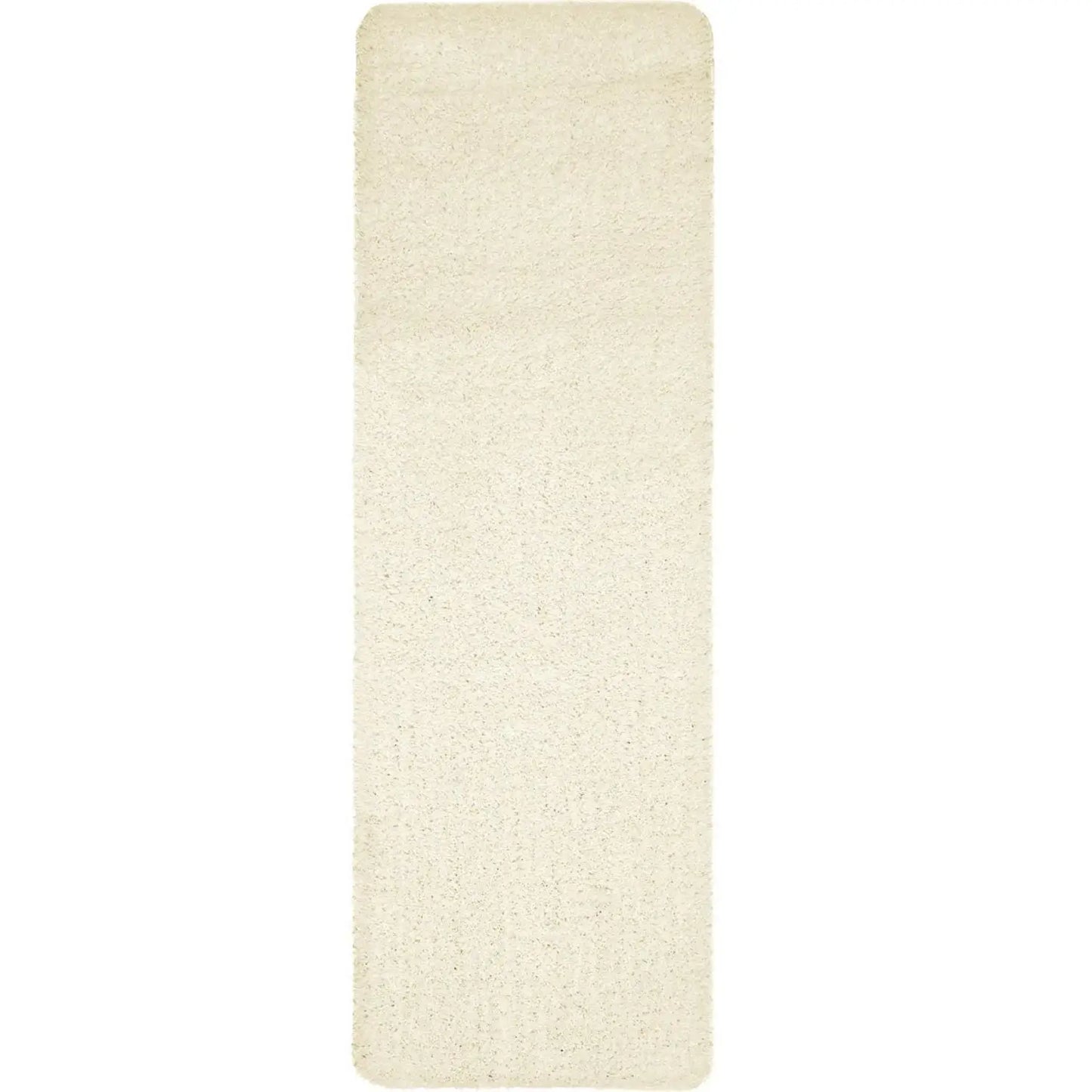 Washable Ghost Ivory Shaggy Rug