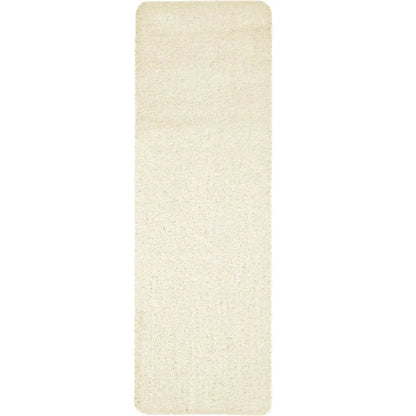 Washable Ghost Ivory Shaggy Rug