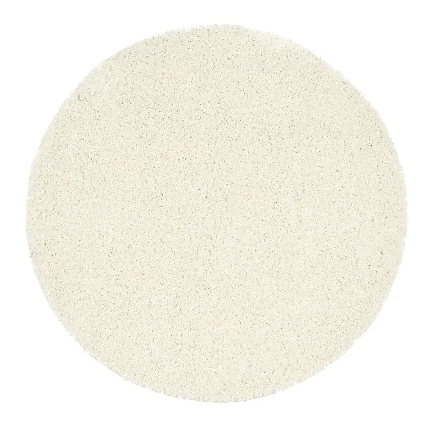 Washable Ghost Ivory Shaggy Rug
