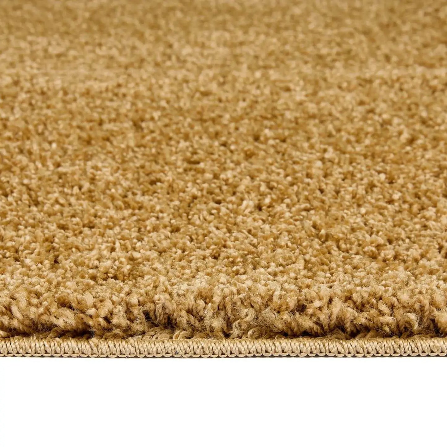 Washable Ochre Shaggy Rug