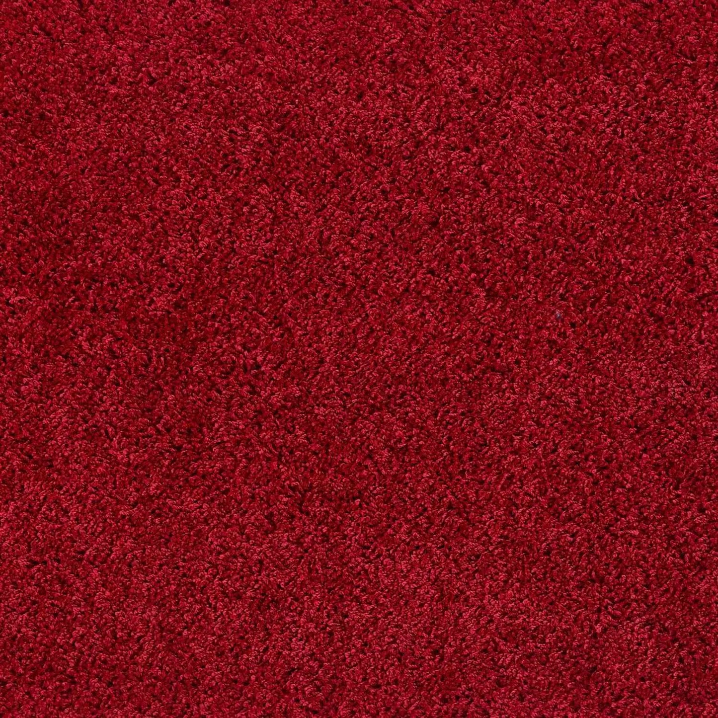 Washable Red Shaggy Rug