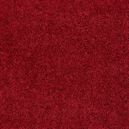 Washable Red Shaggy Rug