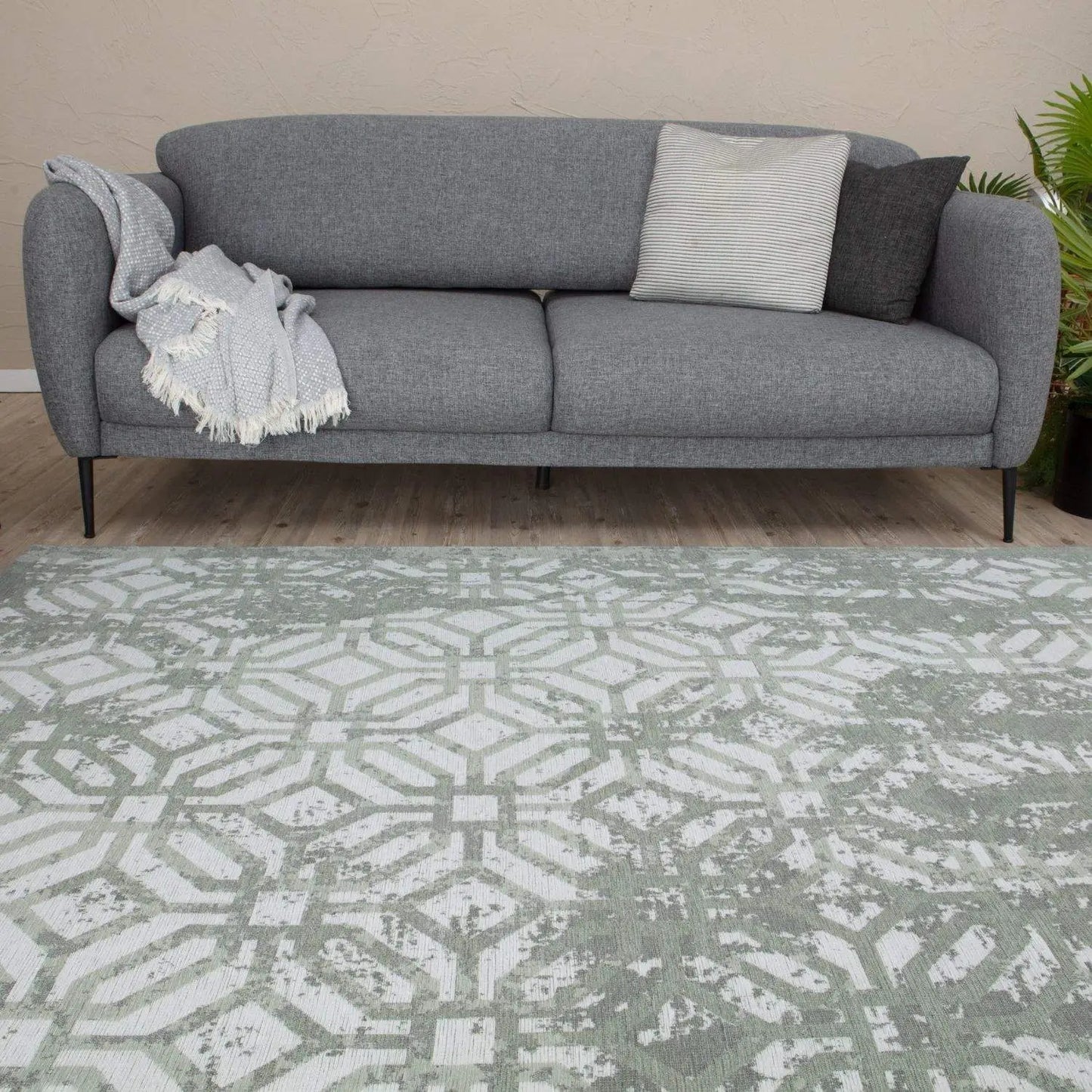 Washable Rug Carina Green | 6934
